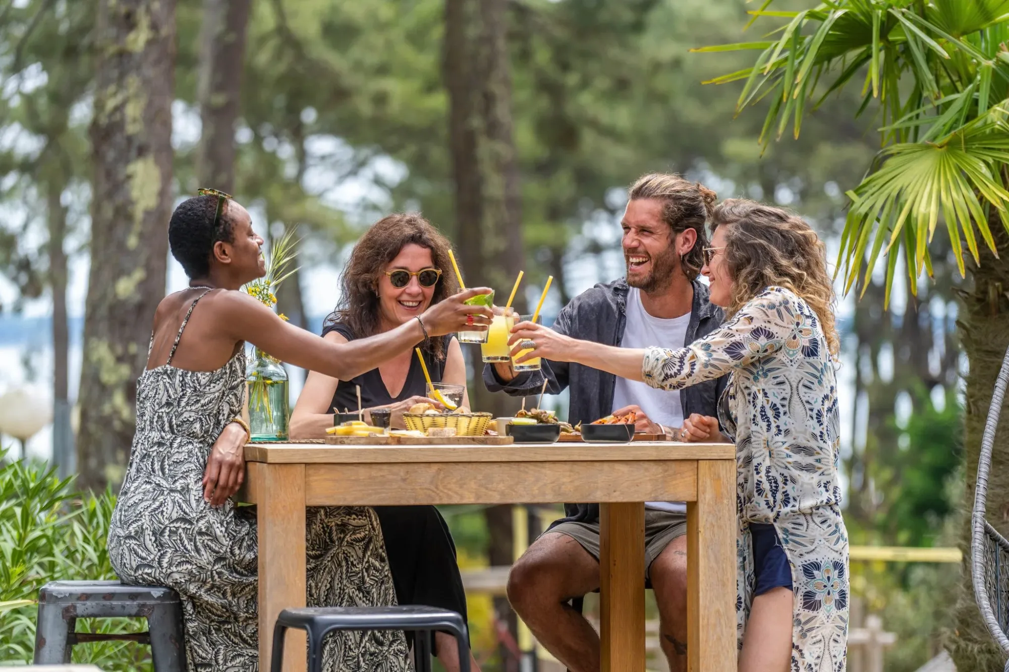 Ein Wochenende mit Freunden in den Landes